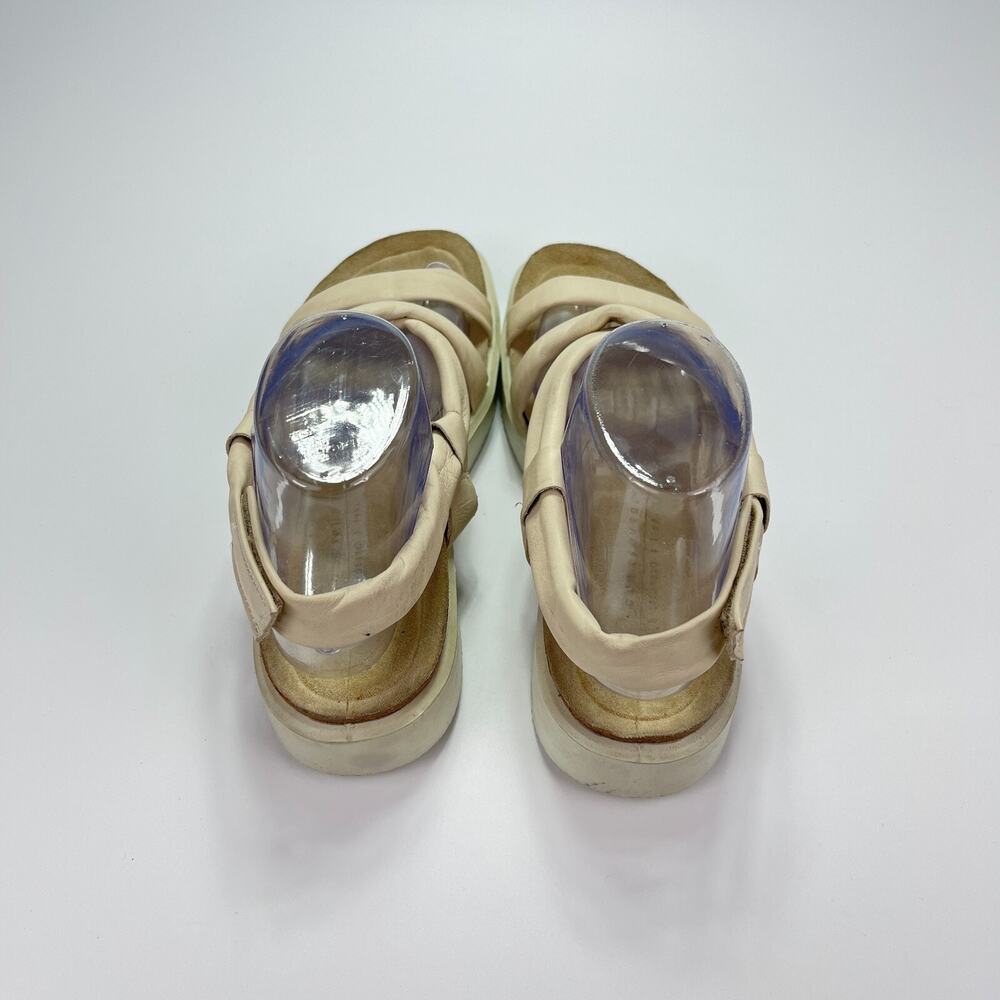 Ecco Corksphere Beige Limestone Open Toe Slip On Strappy Sandals Women 9-9.5 - Picture 7 of 11